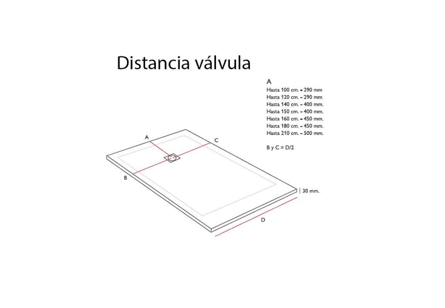 Receveurs de douche en résine décorés Stone 3D Marbre Bruntec croquis 11