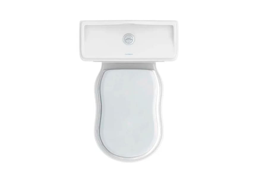 Inodoro compacto Atenas Fossil Natura con tapa ABS detalle 6