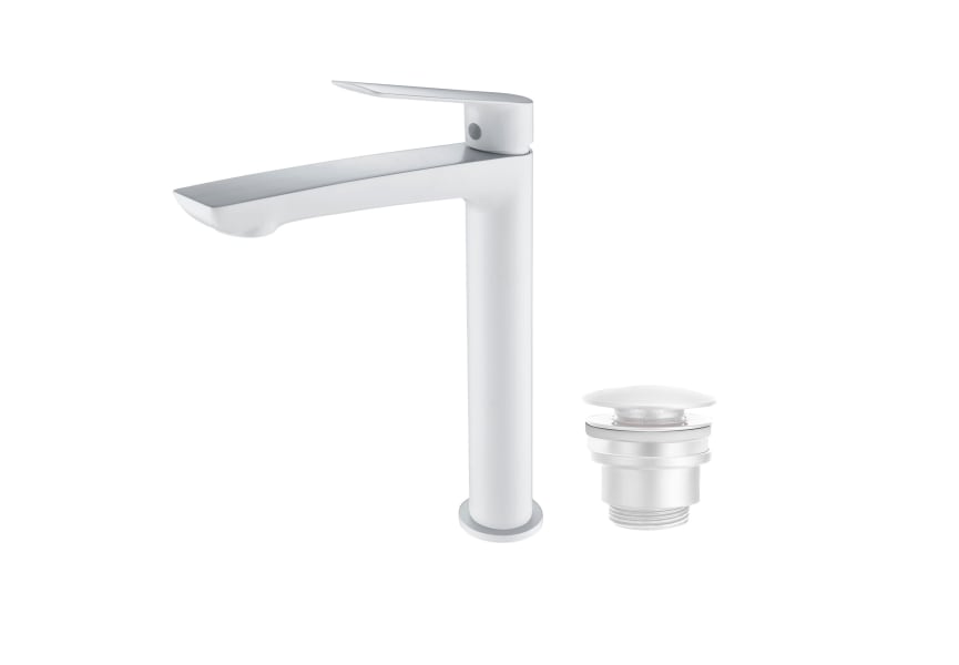 Pack Grifo de lavabo caño alto Lúxor Imex + Válvula click-clack principal 1