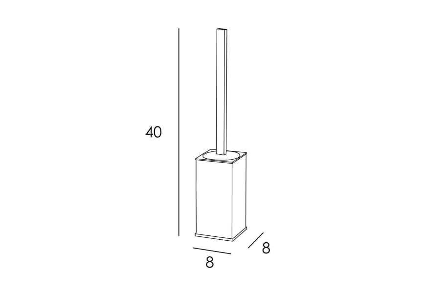 Escobillero de baño Sintor Manillons Torrent croquis 1