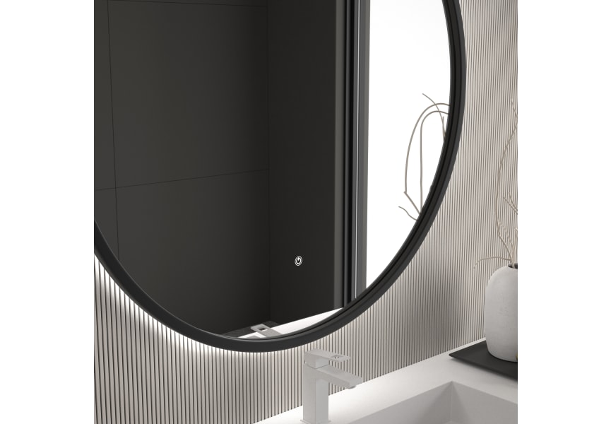 Miroir de salle de bains avec éclairage LED Vanuatu Eurobath détail 13