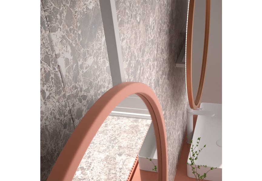 Miroir de salle de bains avec éclairage LED Vanuatu Eurobath détail 14