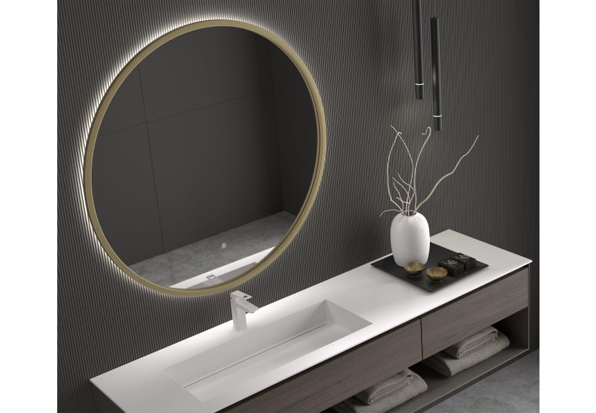 Miroir de salle de bains avec éclairage LED Vanuatu Eurobath principal 1