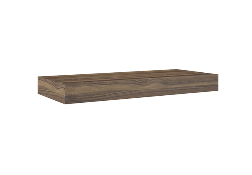 Meuble de salle de bains avec plan de toilette en bois de 10 cm de hauteur couleur Valenti avec caisson Nomad Visobath détail 12