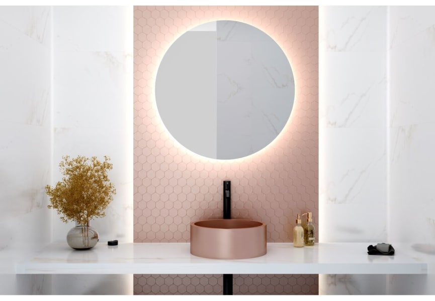 Miroir de salle de bain avec éclairage LED Sun ST Bruntec principal 0