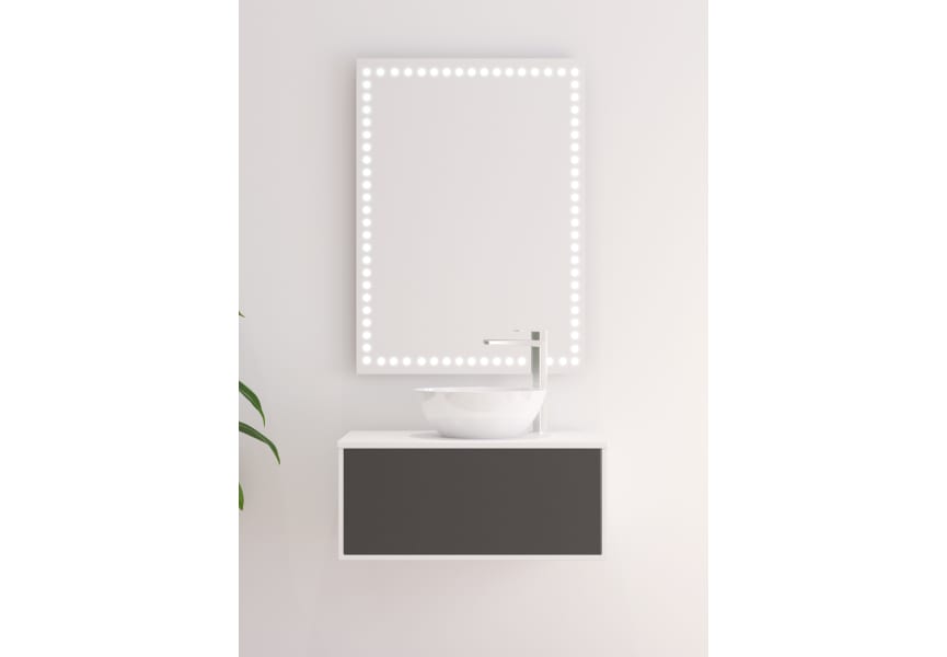 Espejo de baño con luz LED Cindy Bruntec detalle 3