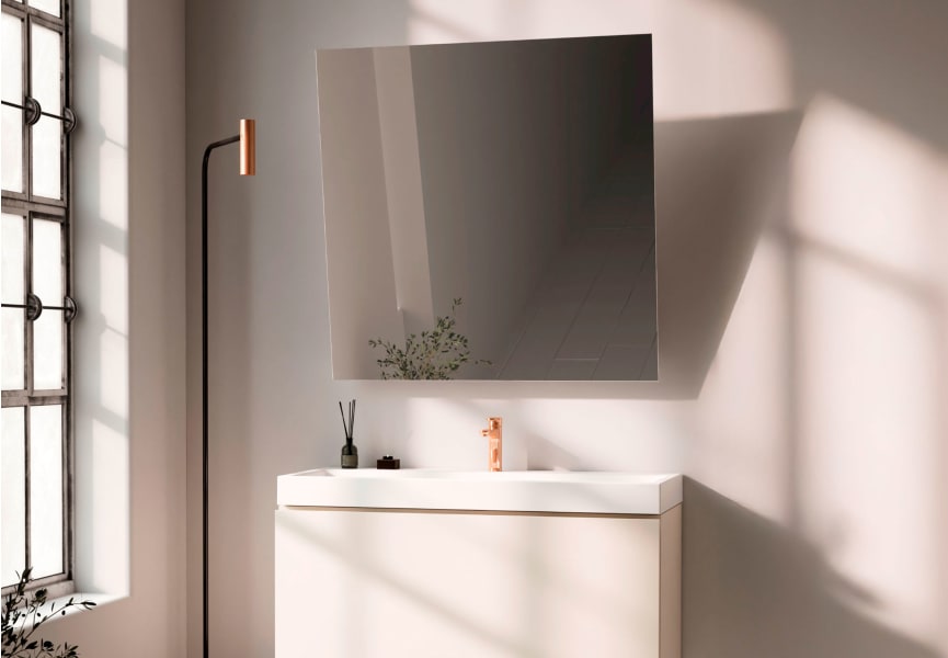 Espejo de baño PMR con luz LED Montel Bruntec principal 0