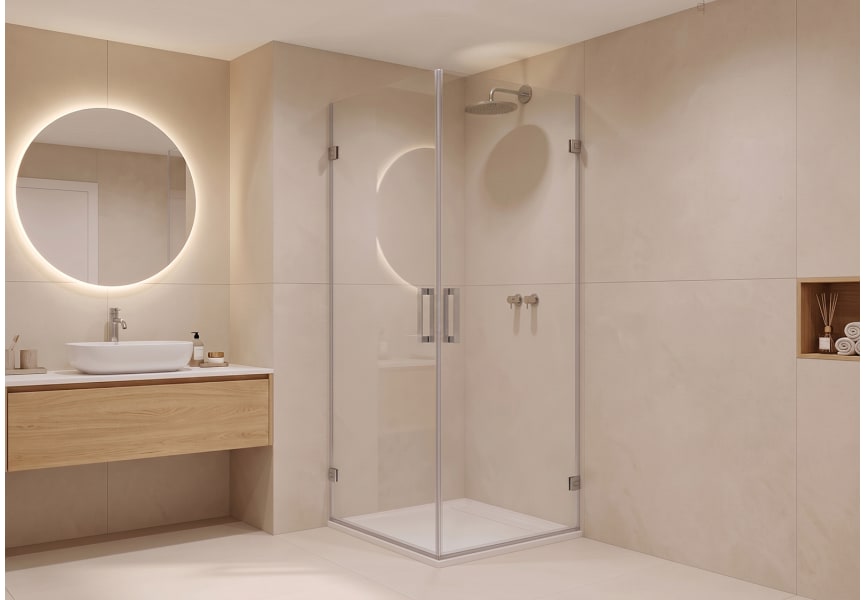 Mampara de ducha Capri 300A  Bruntec principal 5