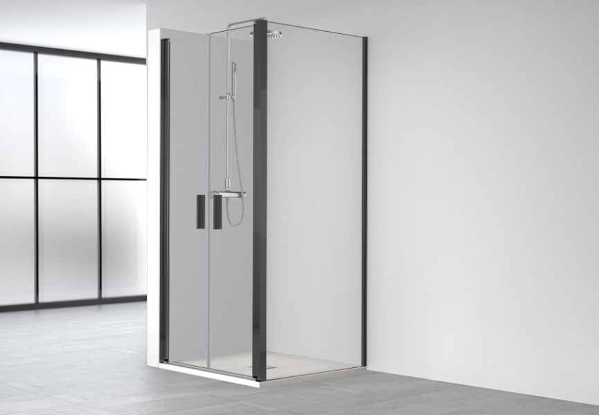 Mampara de ducha Hada  Plus (LDF-HP-307) Profiltek opción 2