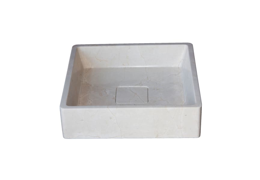 Lavabo de mármol natural Nilo Bruntec detalle 3