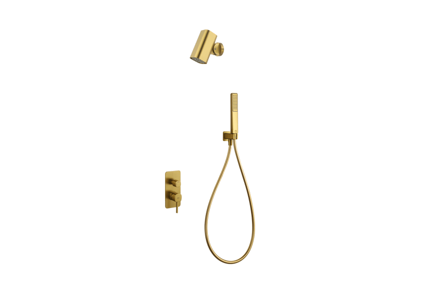 Ensemble de douche encastré avec pomme de douche orientable Imex Toscana principal 3