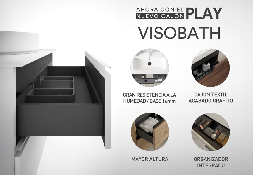 Ensemble de meubles de salle de bains Box Viso détail 8