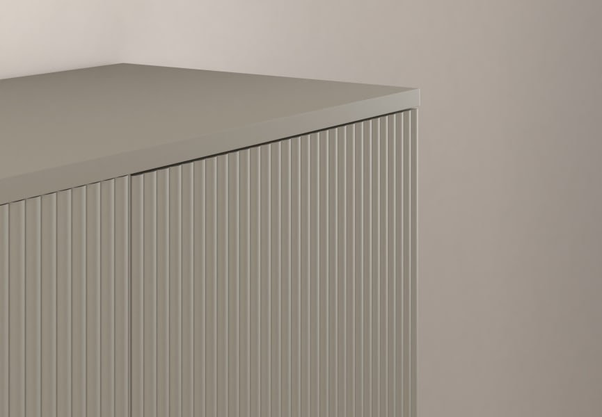 Mueble de baño Bassi Royo con encimera de madera  fondo reducido detalle 20