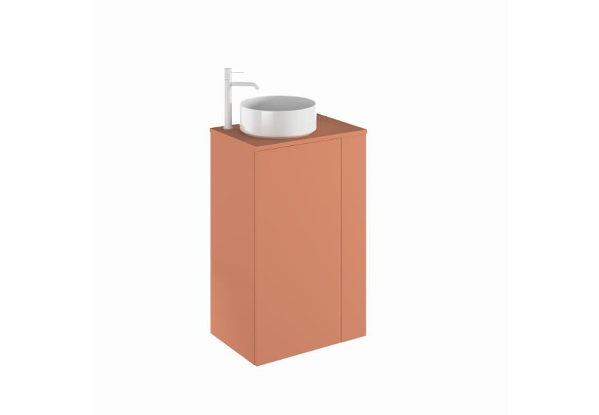 Mueble de baño Bassi Royo con encimera de madera  fondo reducido principal 13