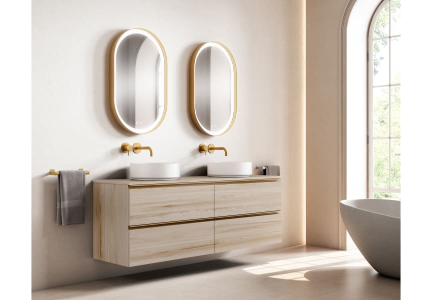 Meuble de salle de bains avec plan de toilette hydrofuge Granada Visobath principal 2