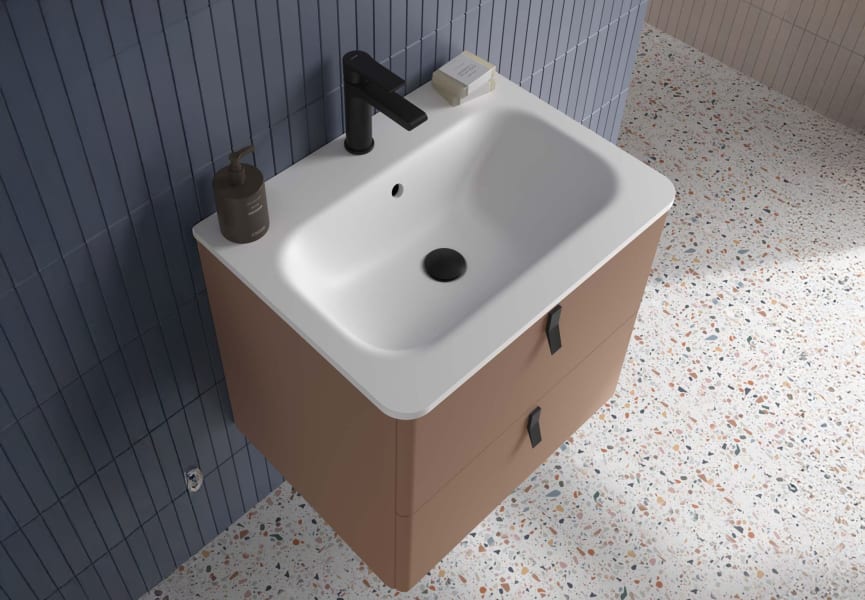 Conjunto mueble de baño con lavabo de ceramica Uniiq Salgar detalle 4