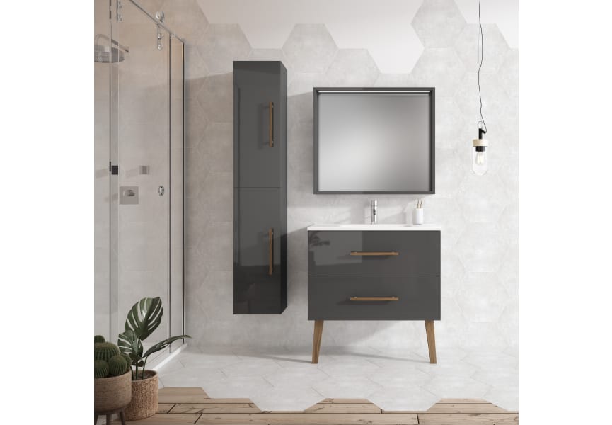 Conjunto mueble de baño Gaia Bruntec principal 1