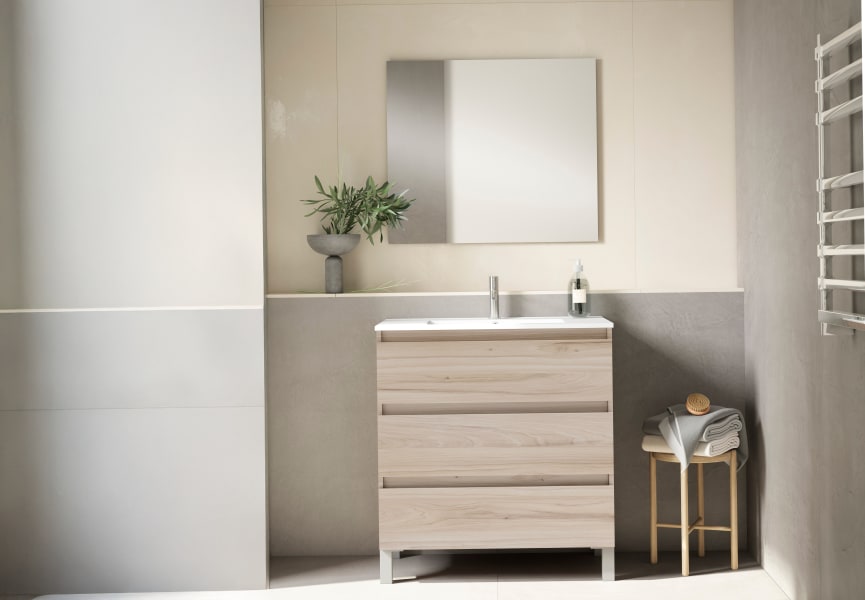 Mueble de baño fondo reducido 39.5 cm Box Viso principal 0