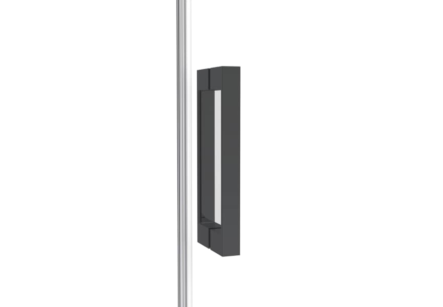 Paroi de douche noire Twenty Spazio GME détail 1