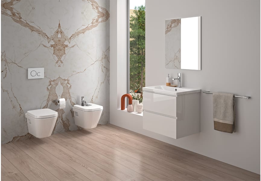 Inodoro suspedido Look Unisan Sanindusa ambiente 6