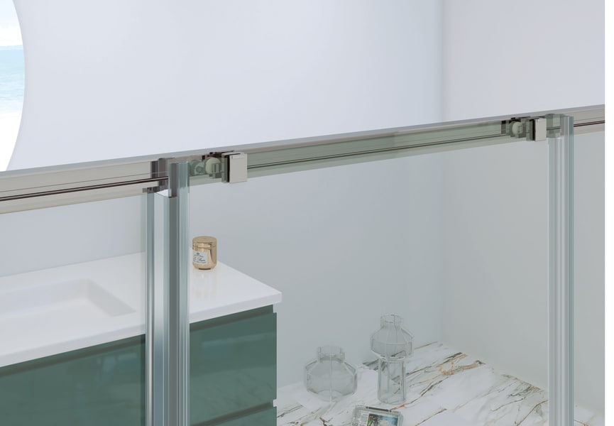 Paroi de douche Ocean 900 Bruntec détail 3