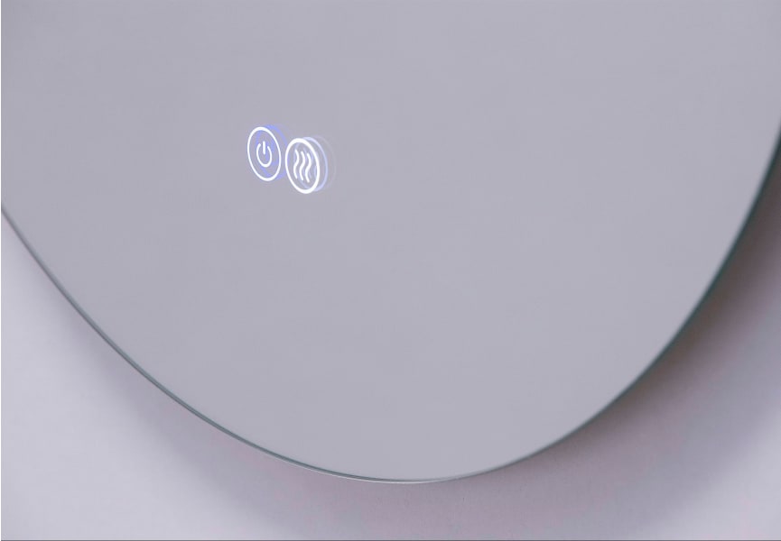 Espejo de baño con luz LED Aura Bruntec detalle 5