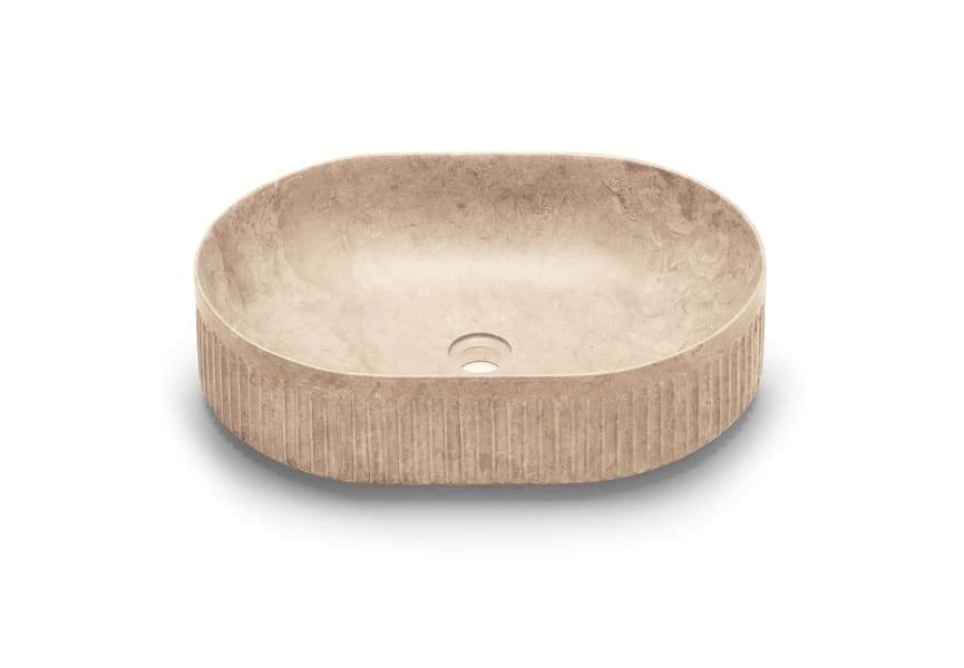 Lavabo sobre encimera Striae Bathco oval principal 2