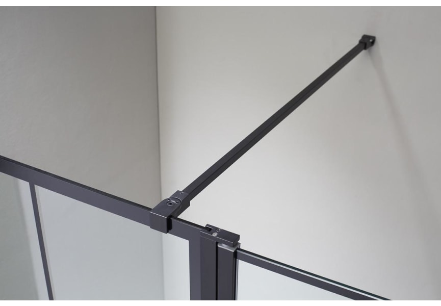 Mampara de ducha Screen Black Chess GME detalle 1