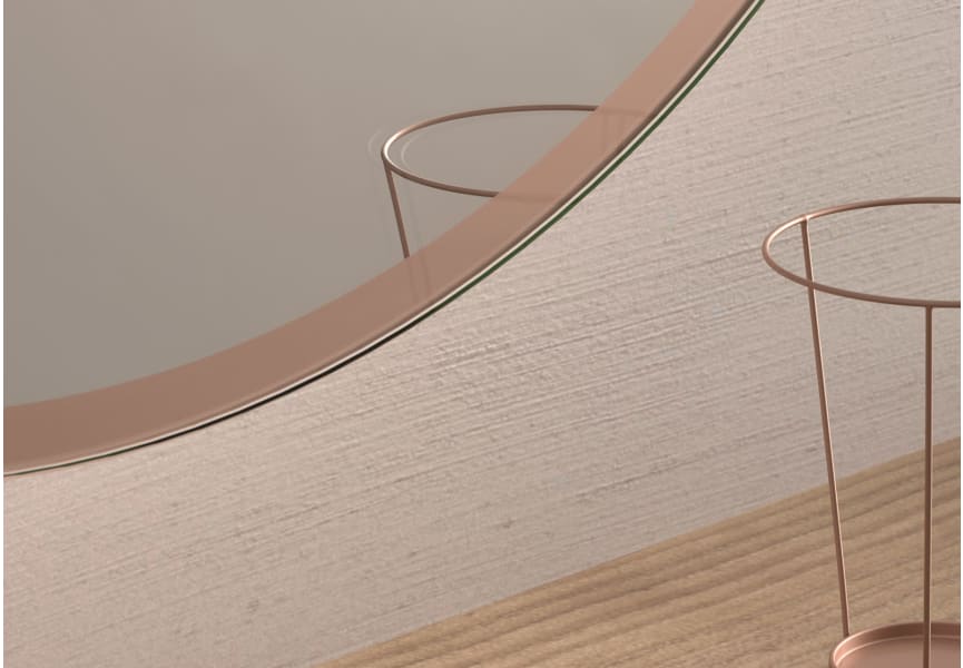 Miroir de salle de bains avec éclairage LED Atria Bruntec détail 6