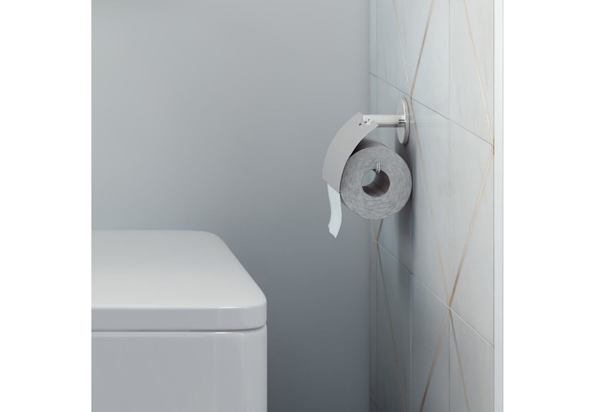 Porte-rouleau de toilette Duo Round Cosmic environnement 1