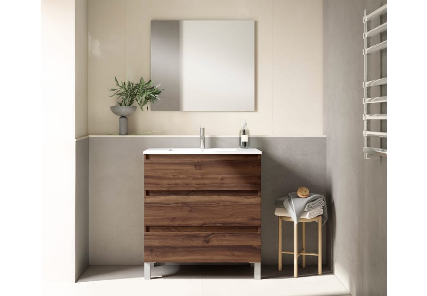 Conjunto mueble de baño fondo reducido 40 cm Nido Viso principal 3