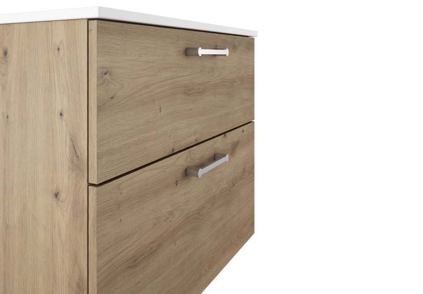 Conjunto mueble de baño con banquillo con lavabo Flat Verso Viso detalle 10