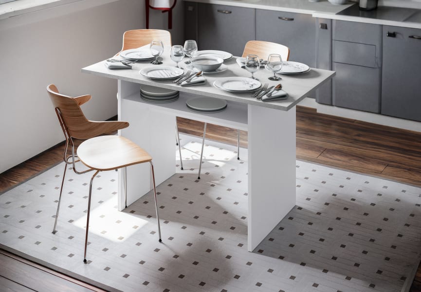 Mesa consola desayunador Tavolo Bruntec detalle 3