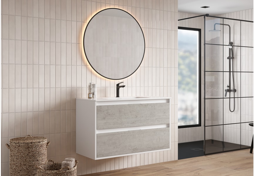 Conjunto completo de mueble de baño Zaoma Bruntec principal 0