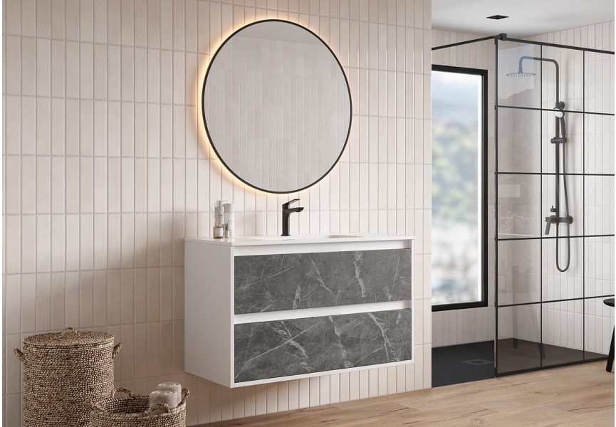Conjunto completo de mueble de baño Zaoma Bruntec principal 4