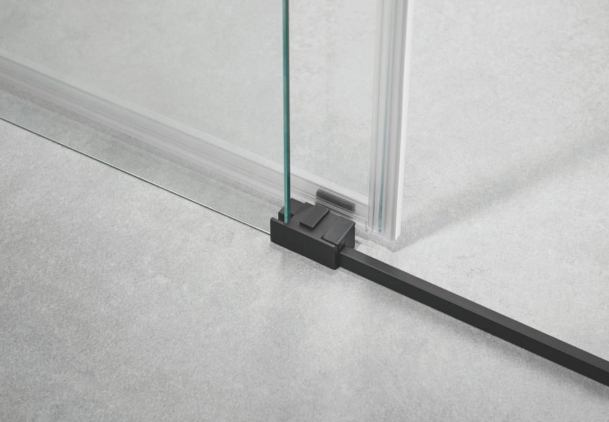 Mampara de bañera Basic Spazio negro mate GME detalle 2