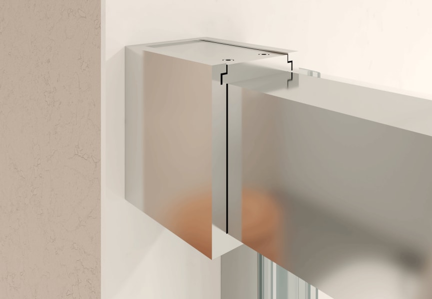 Mampara de ducha Elite Bruntec detalle 4