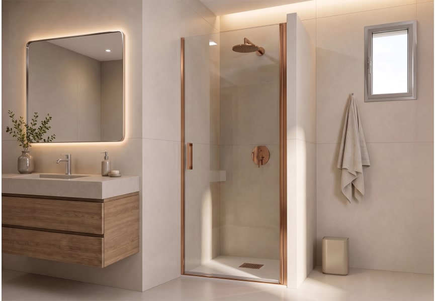 Paroi de douche sur mesure Carina Bruntec sur mesure principal 4