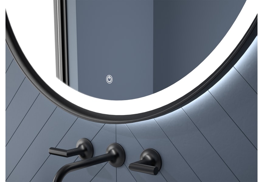 Espejo de baño con luz LED Seychelles Eurobath detalle 4