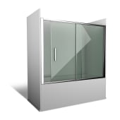 Mampara de bañera frontal corredera