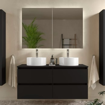 Meuble de salle de bain avec vasque à poser Bequia Salgar
