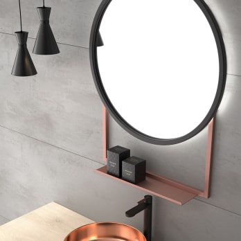 Espejo de baño con luz LED Hawai de Eurobath