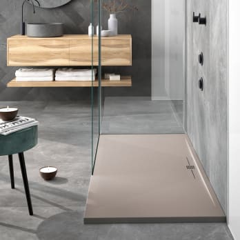 Receveur de douche en résine Design Tiden Bruntec