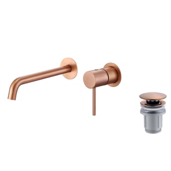 Pack Grifo de lavabo empotrado Monza Imex + Válvula click-clack de Imex