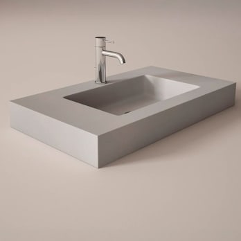Lavabo suspendu en pierre Viso