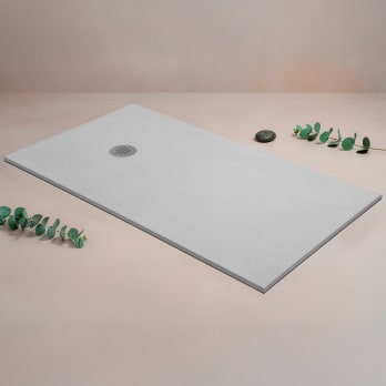 Plato de ducha Compac gris Bruntec