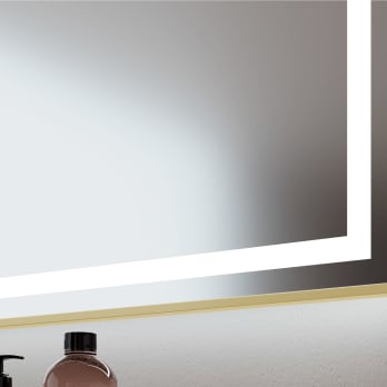 Espejo de baño con luz LED Rua Bruntec