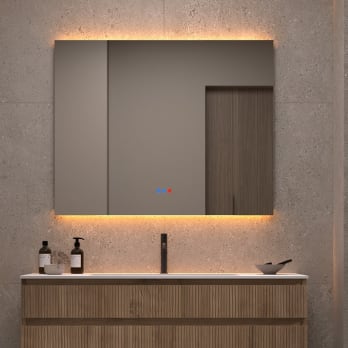 Espejo de baño con luz LED Casiopea Bruntec