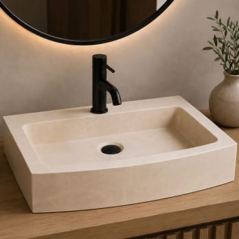 Lavabo de mármol natural Pazant Bruntec