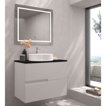 Mueble de baño con encimera Limo Bruntec